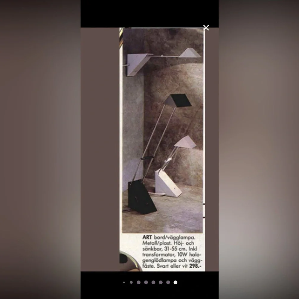 Postmodern ART table/wall lamp - Picture 9 of 9